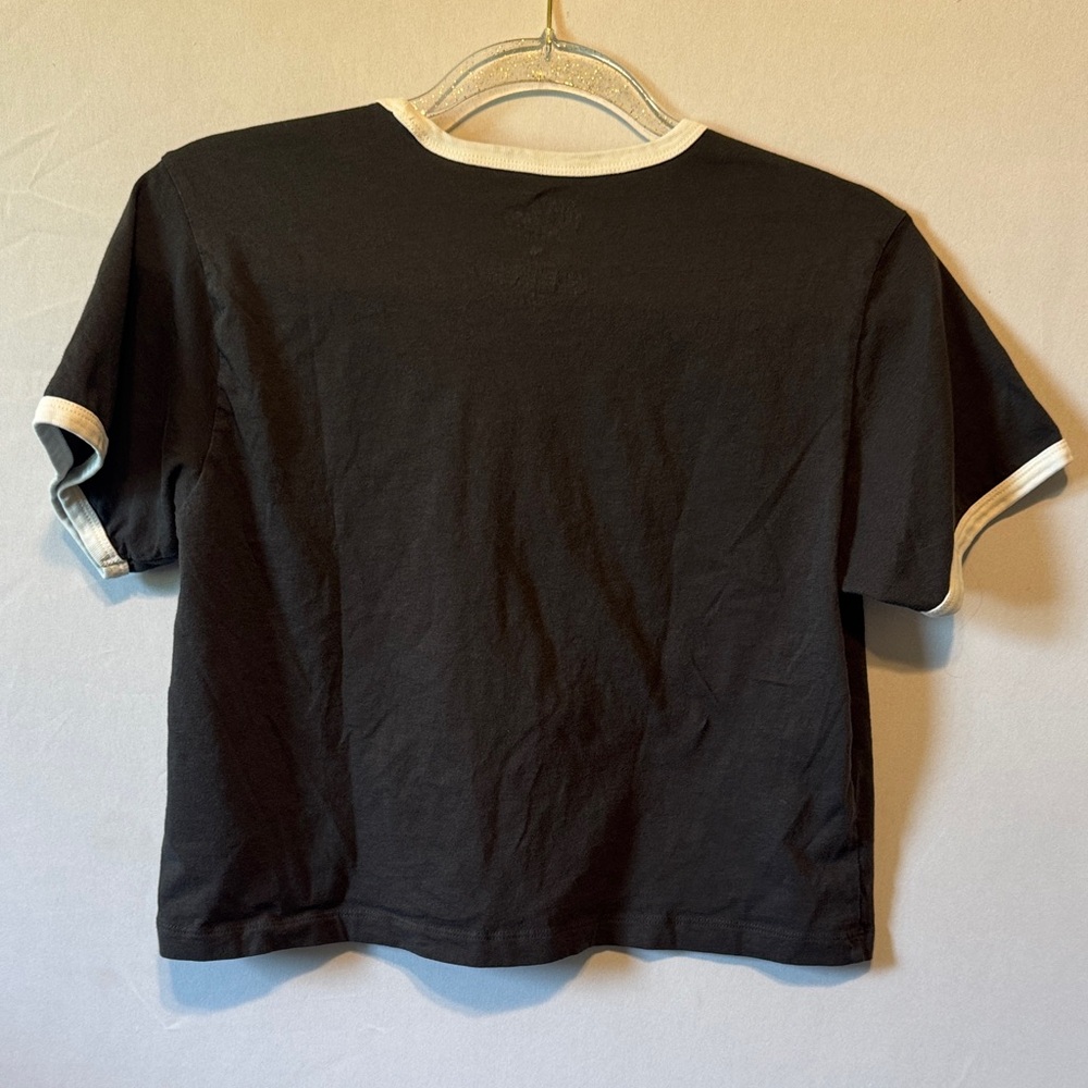 Brixton Willie Nelson Ringer Tee Medium Retro Graphic Cropped Western Band Tee - Picture 4 of 4